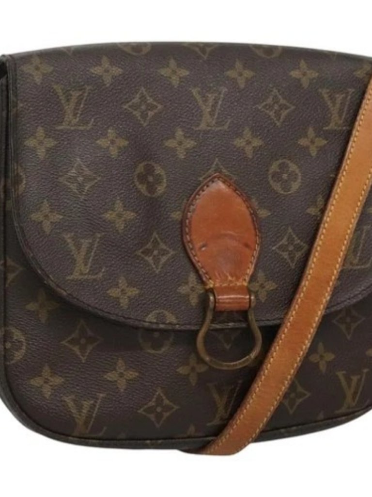 Louis Vuitton Monogram Saint Cloud Gm Shoulder Bag M51242 Lv Auth Ba382